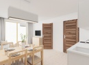 apartament 4-5 os dwópokojowy z aneksem ,łazienka,balkon