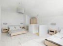 sypialnia w apartament 2 poziomowy 4-5 os.